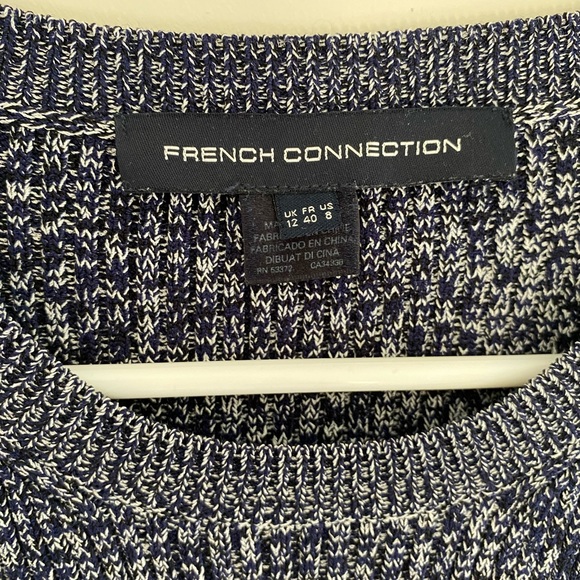 French Connection Blue Knit Dress - Picture 3 of 4